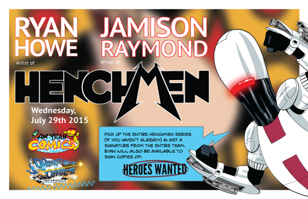 Upcoming Signings - Come See Jamison, Ryan, and Brian in Muncie and Indianapolis, Indiana!